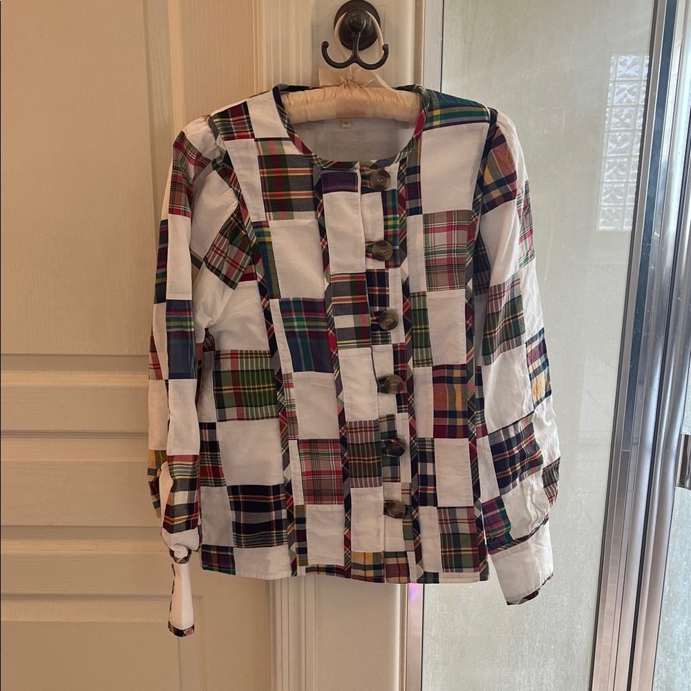 Sezane Bruna Patchwork Shirt - Picture 3 of 7